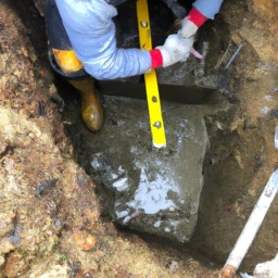 Construction d'un Mur de Soutènement en Blocs de Béton pour un Terrain en Pente Lourdes